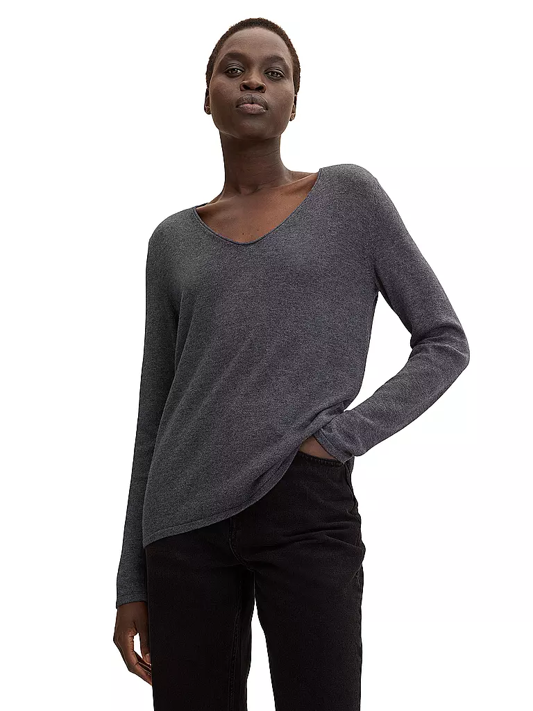 TOM TAILOR Pullover grau