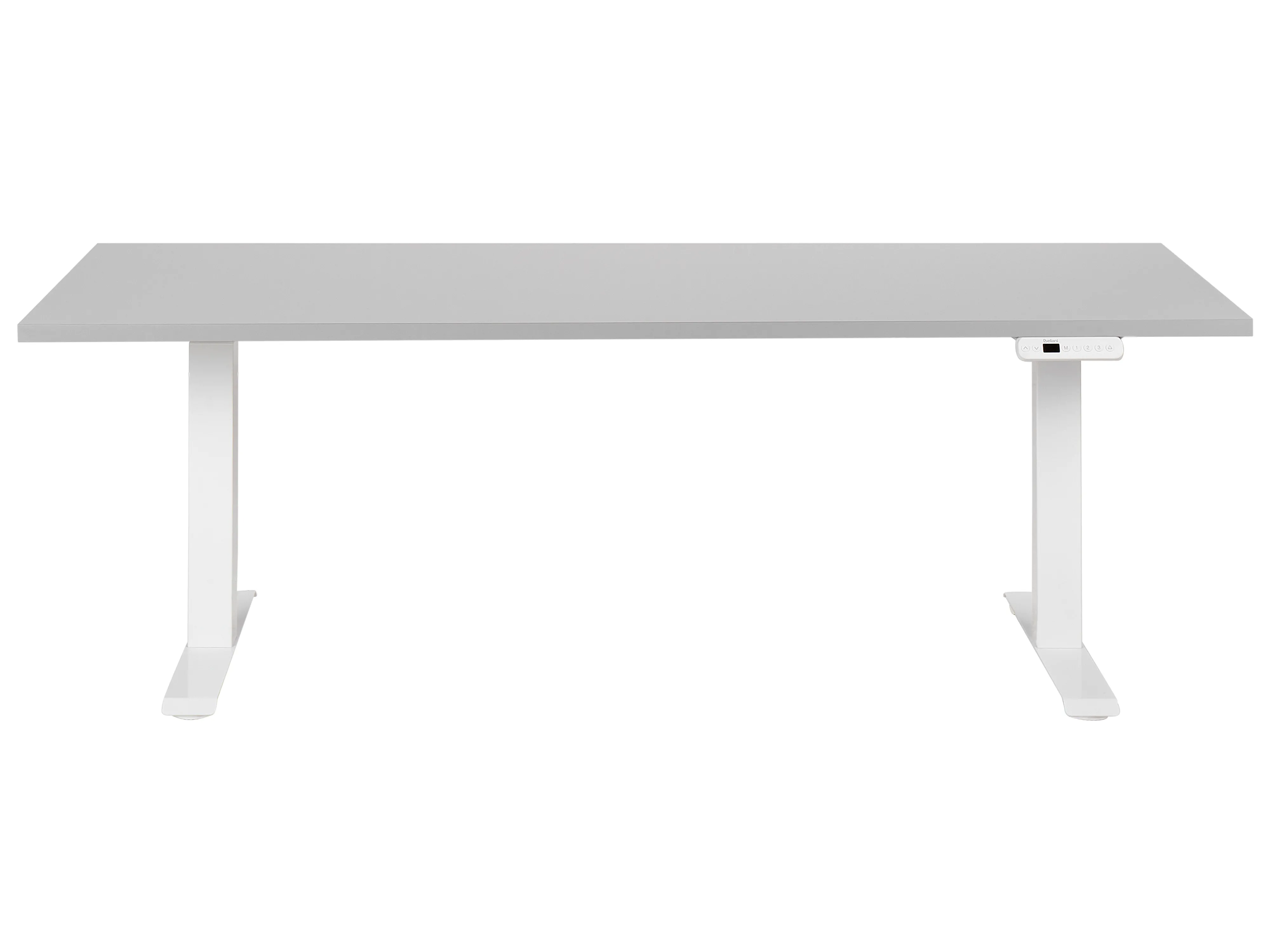 Elektrisch verstelbaar sta-bureau DESTINES Grijs/wit 180 cm 80 cm