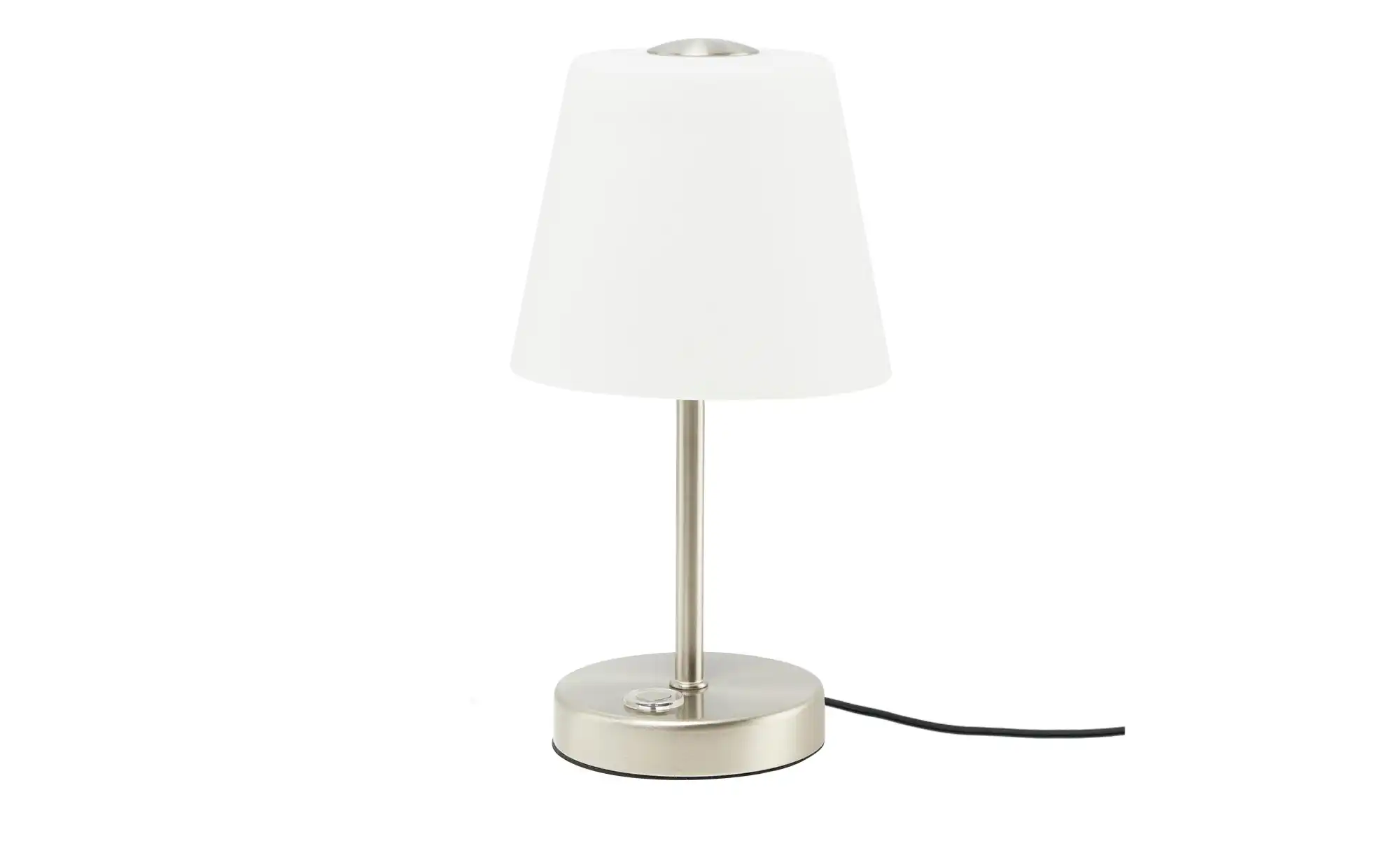 levelone LED-Tischleuchte, 1-flammig, Nickel-matt