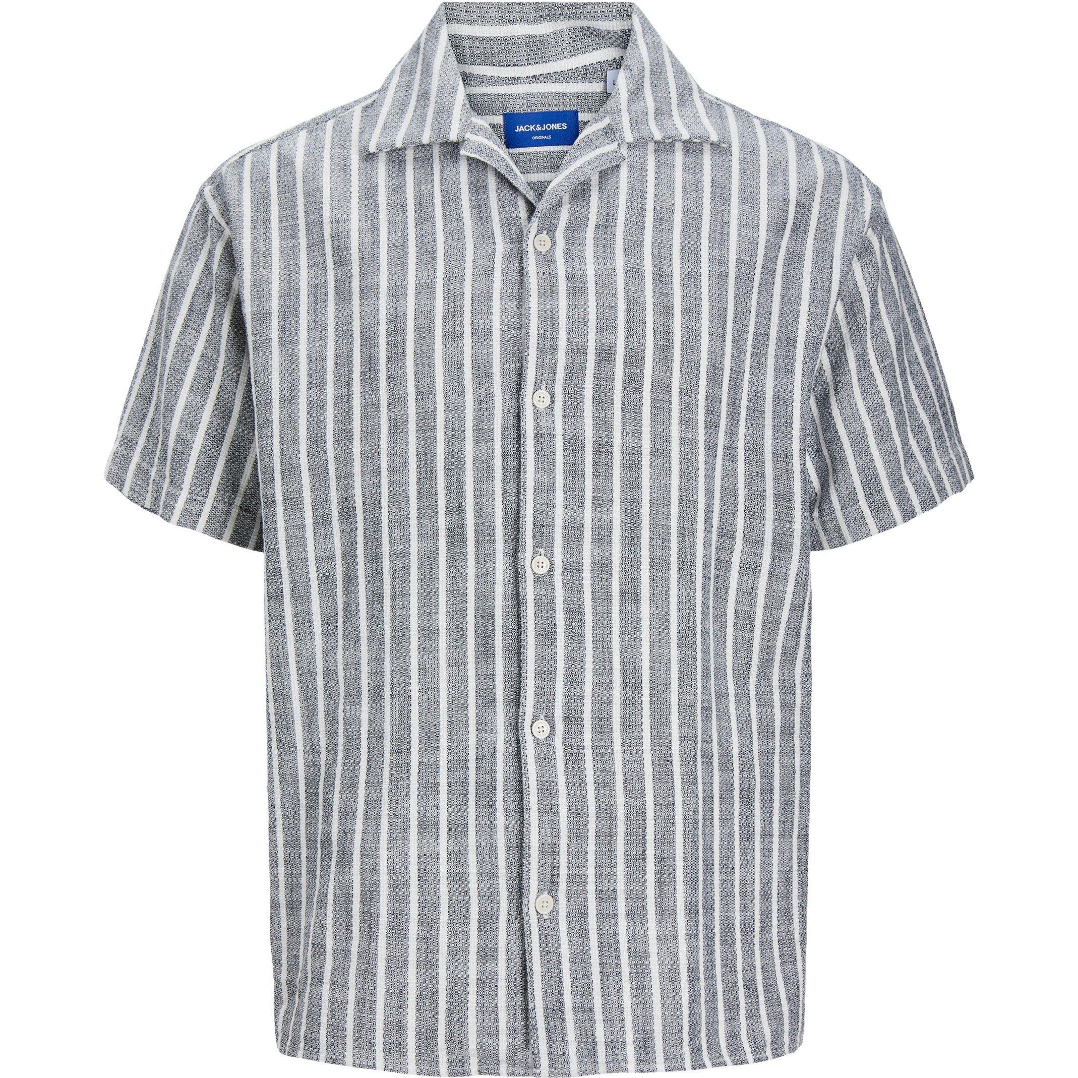 Jack and Jones Cabana Stripe Short Sleeve Shirt
