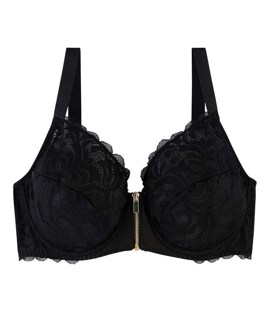 Soutien-gorge grand maintien noir Elixir