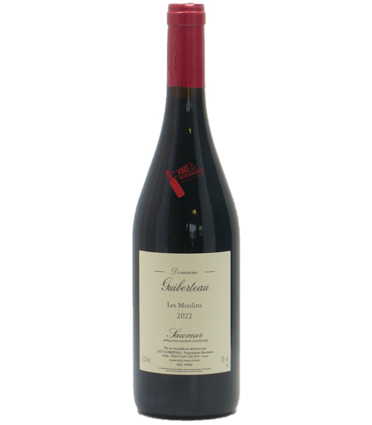 Domaine Guiberteau Saumur Les Moulins (rouge) 2022