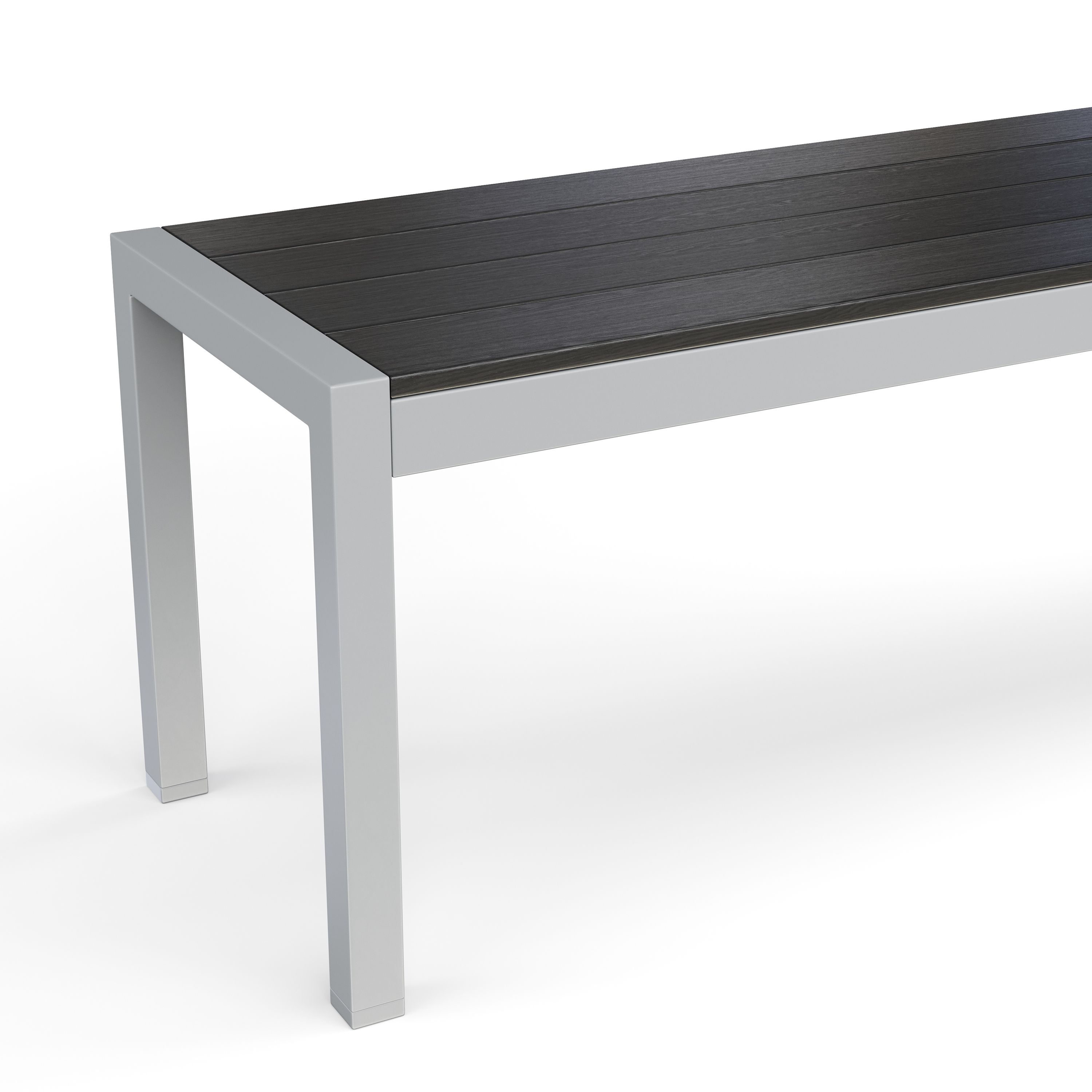 Gartenbank ZILO 165 cm anthrazit