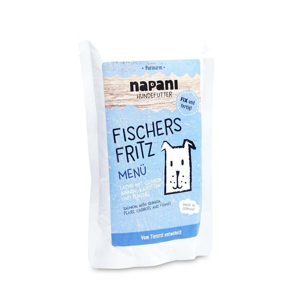napani Menü für Hunde Fischers Fritz