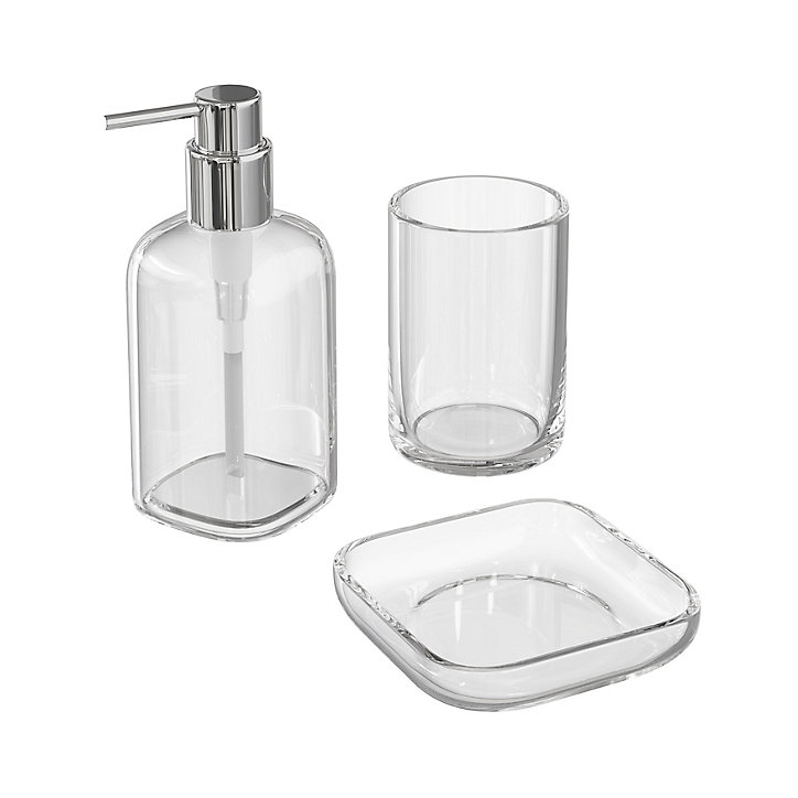 Porte savon Drina Transparent GoodHome