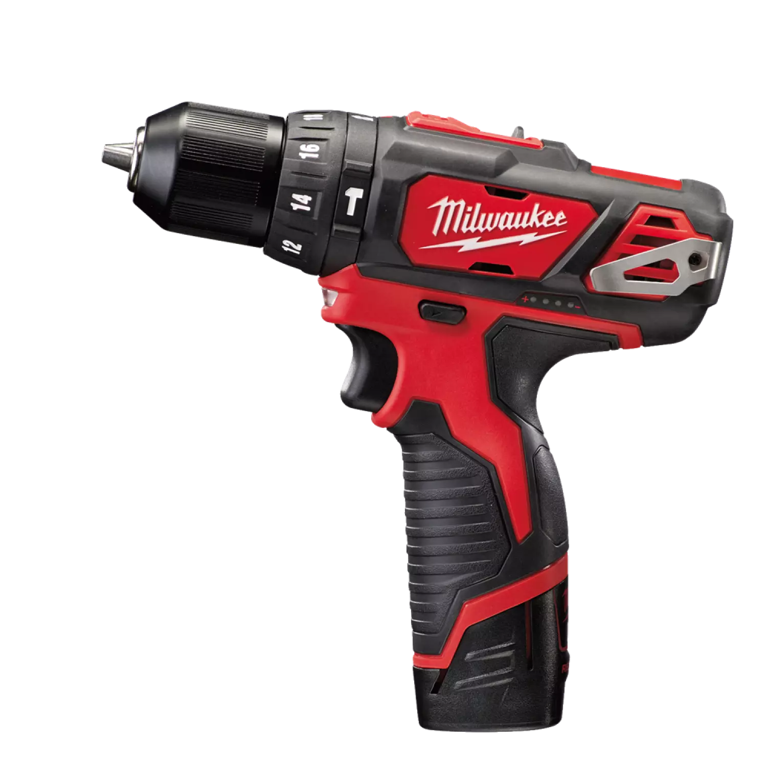 Milwaukee M12 BPD-202C 12V Li-Ion accu klopboor- /schroefmachine set (2x 2.0Ah accu) in koffer