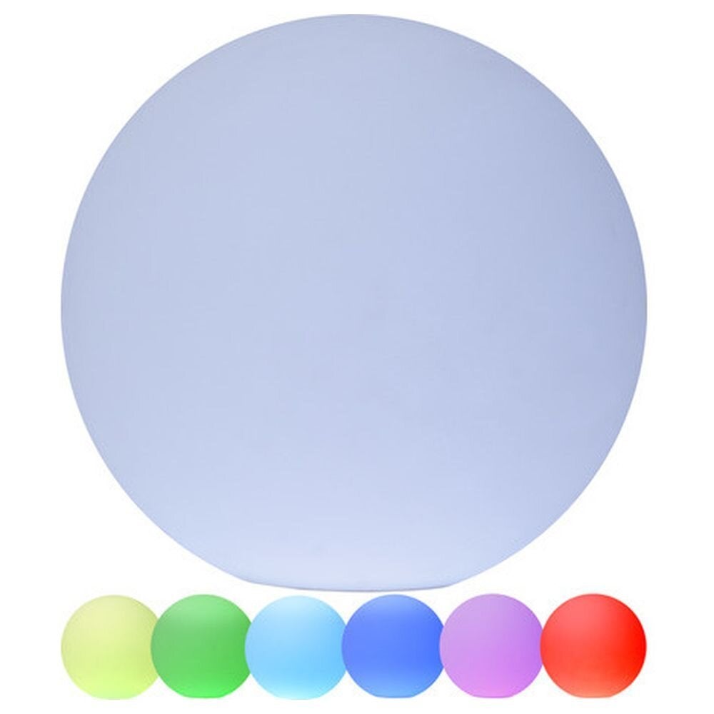 LED tuindecoratieve bol Twilight, wit, rond, 500mm, met afstandsbediening
