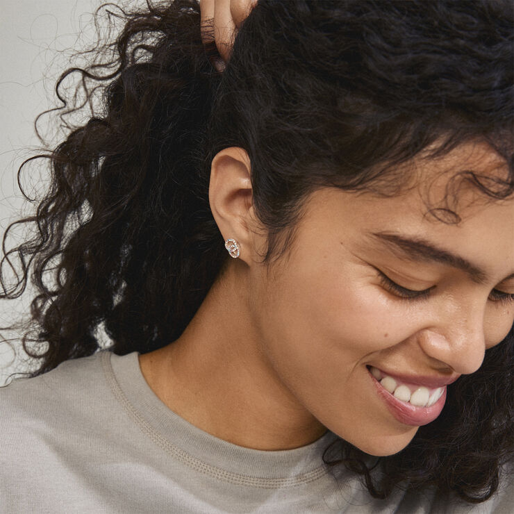 Pilgrim JOLINA earrings silver-plated Sølv