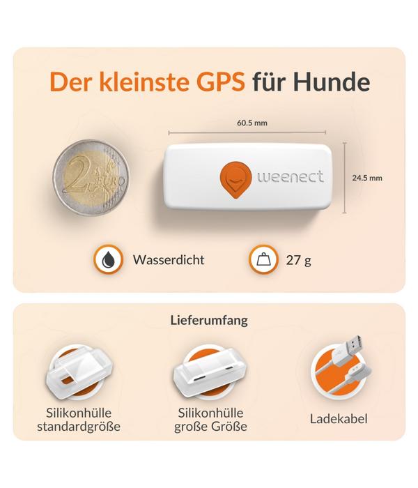Weenect XS GPS-Tracker für Hunde, ca.
