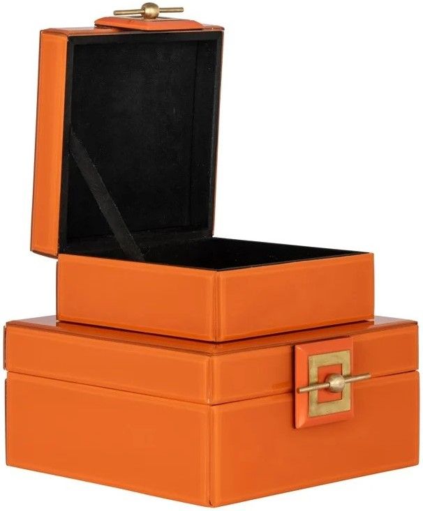 Juwelenbox Oranje Klein 212095 Bodine B16 x D16 x H8 cm