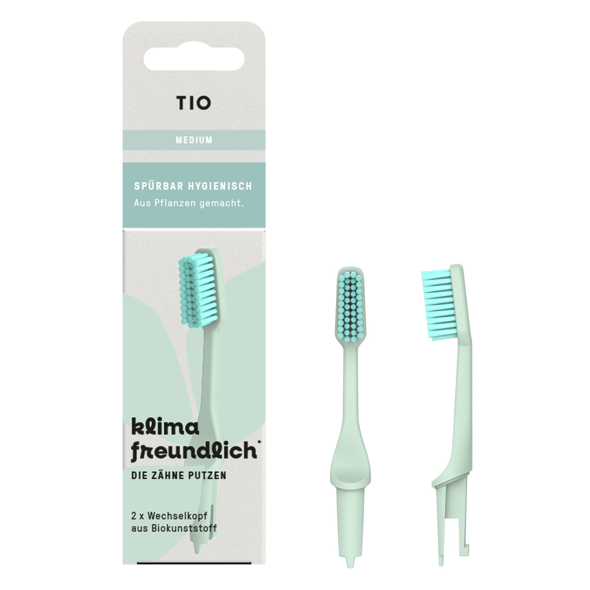 TIO  TIOBRUSH Refill Medium, 2 Stk