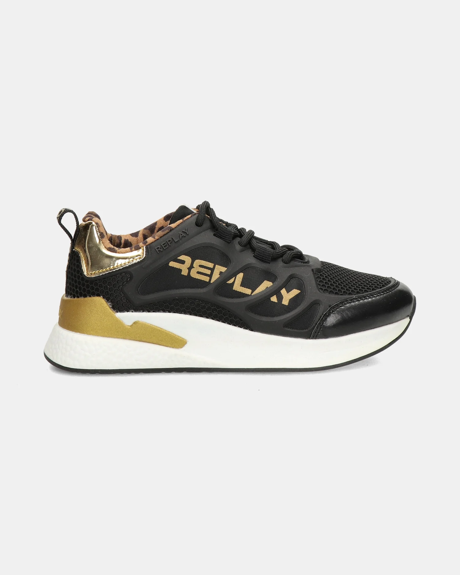 Replay Maze JR 5 Lage sneakers  - zwart