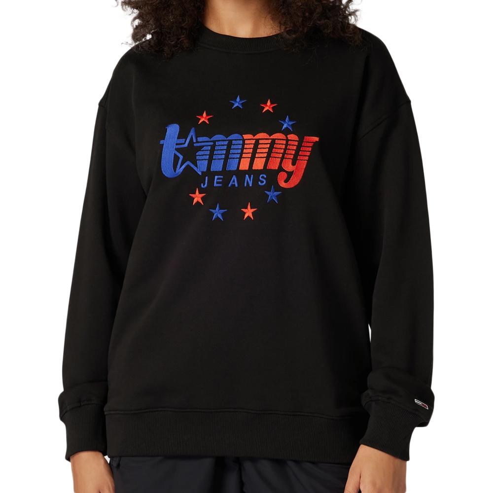 Tommy Hilfiger Sweat Noir Femme Tommy Hilfiger Relaxed