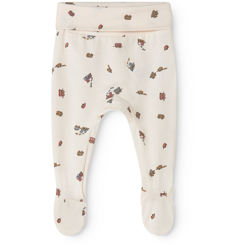 Køb MarMar Newborn Modal Smooth Print Trains Pixa Bukser