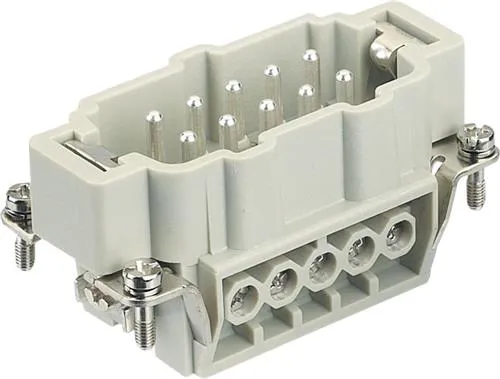 HARTING HAN E stik, indsats type 10B hanstik skrueterminal maks 2,5mm², 16A 10 polet