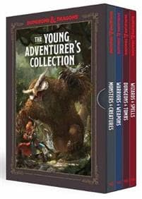 The Young Adventurer's Collection Box Set 1 [Dungeons & Dragons 4 Books]: Monsters & Creatures, Warriors & Weapons, Dungeons & Tombs, and Wizards & Sp
