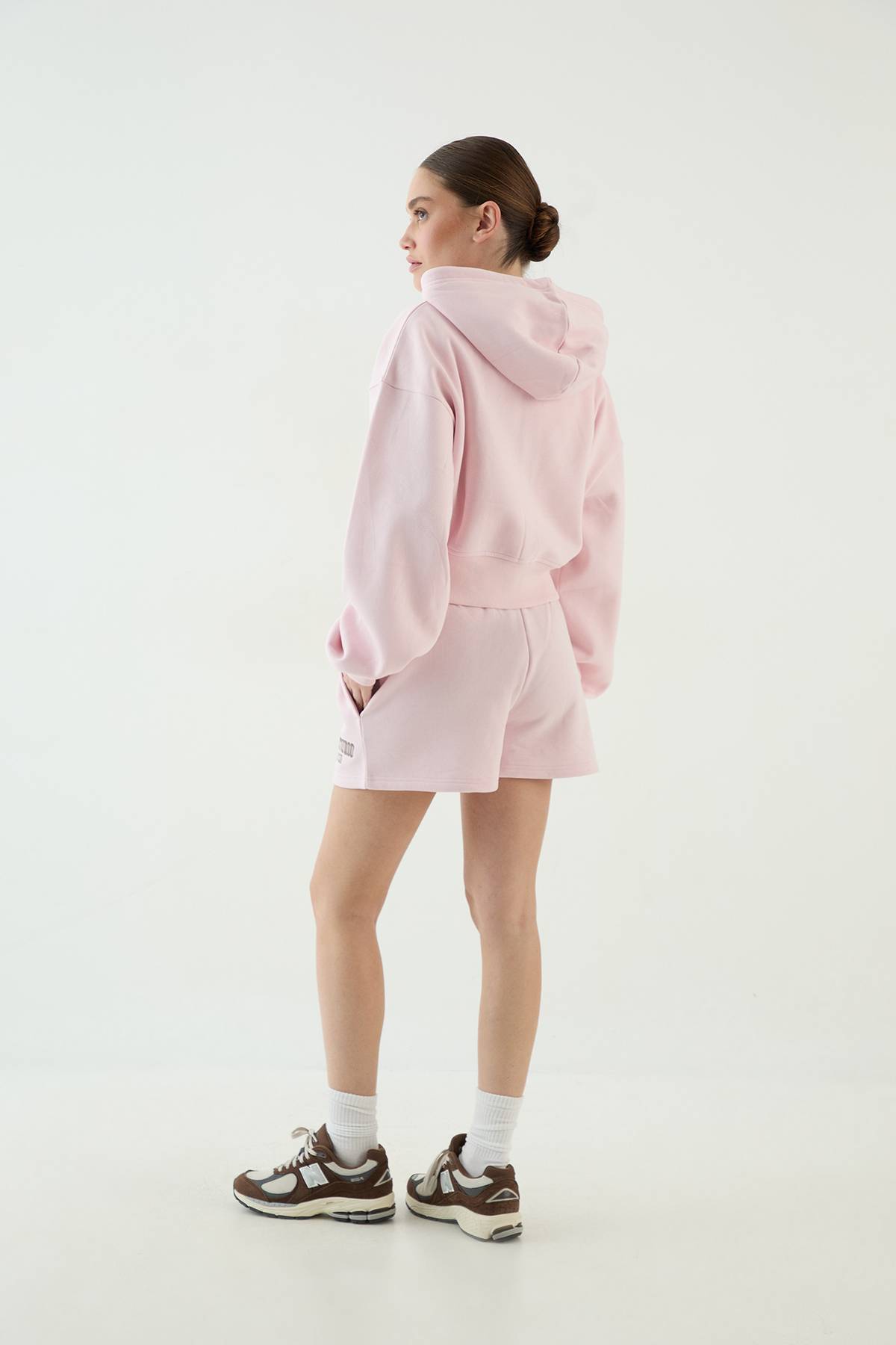 Sweat À Casynthétiqueche Court Boxy Zippé Avec Appliqué Dsgn Studio