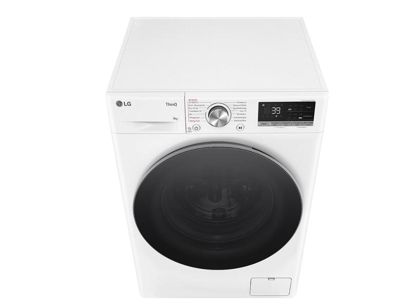 LG Waschmaschine F4WR7091 Links Frontloader mit 9 kg Ladekapazität