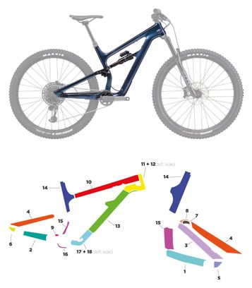 Cannondale Habit Carbon 2 / 3 / SE - 2019 - M - Brillant