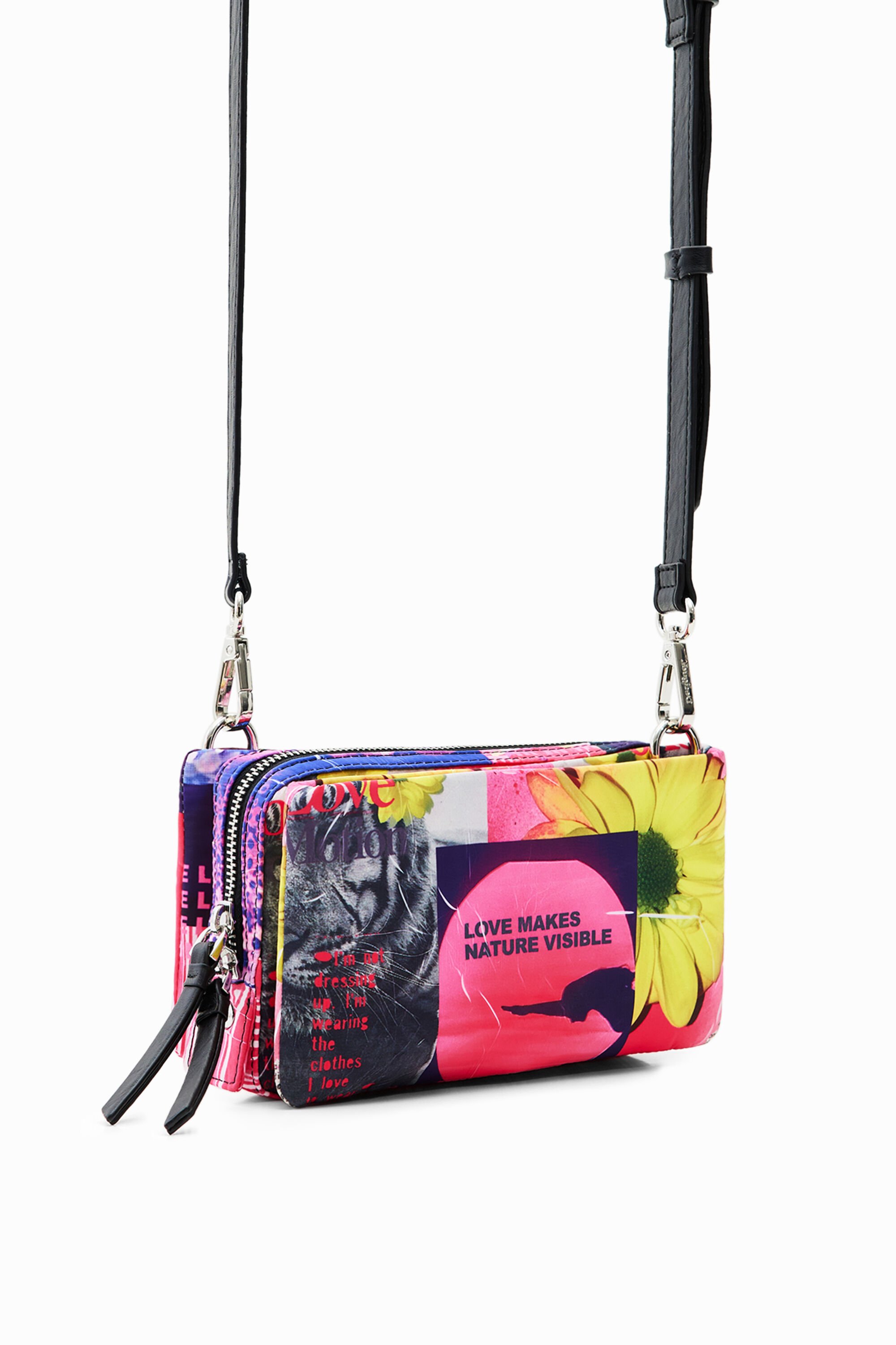 Petit sac à bandoulière collage