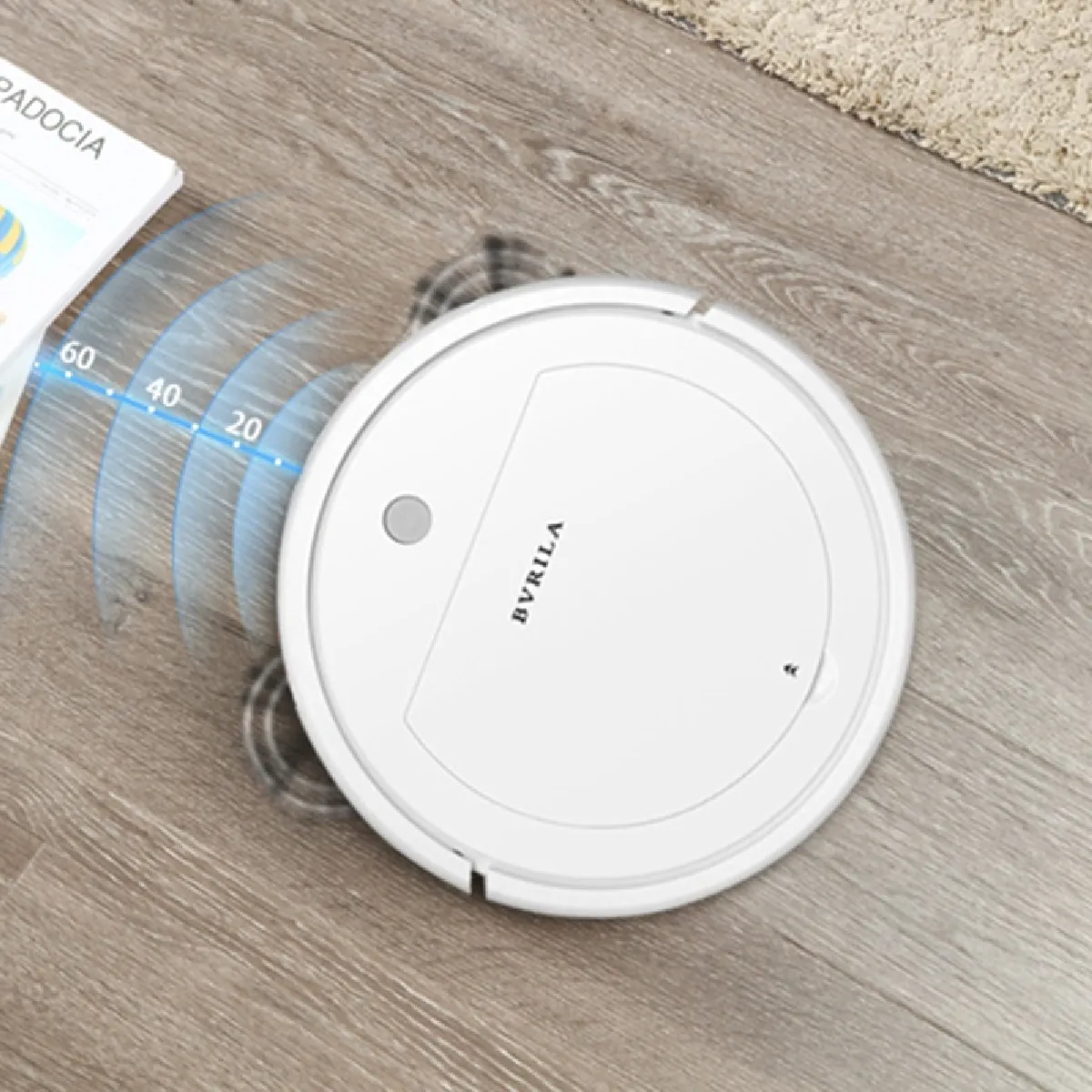Universal Intelligent Robot Aspirateur Électroménager Balayeur 2000Pa Balayeur Faible Bruit 2000mAh Tapis pour Cheveux d'Animaux de Compagnie | Aspirateur