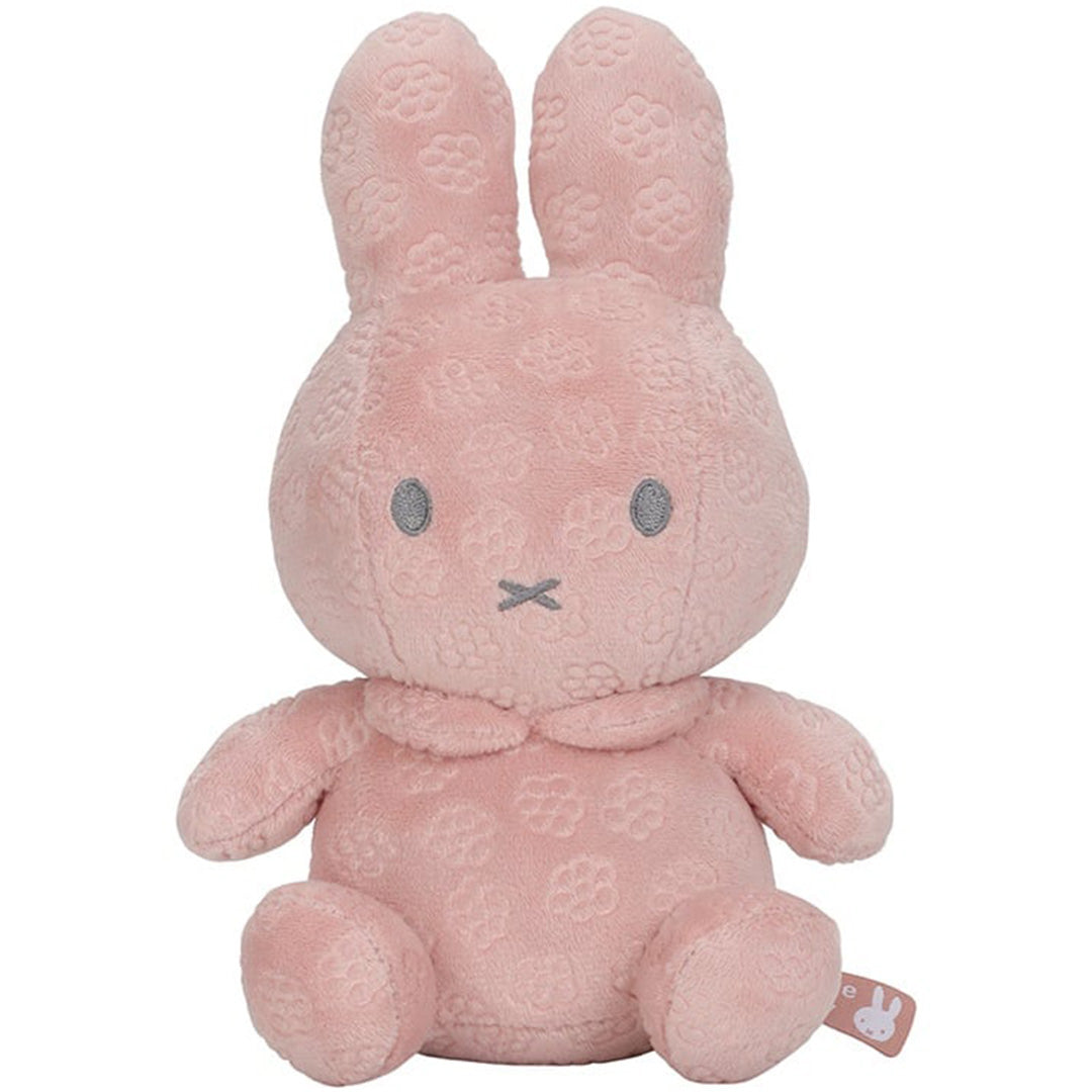 nijntje knuffelkonijn - pink flower - 20 cm