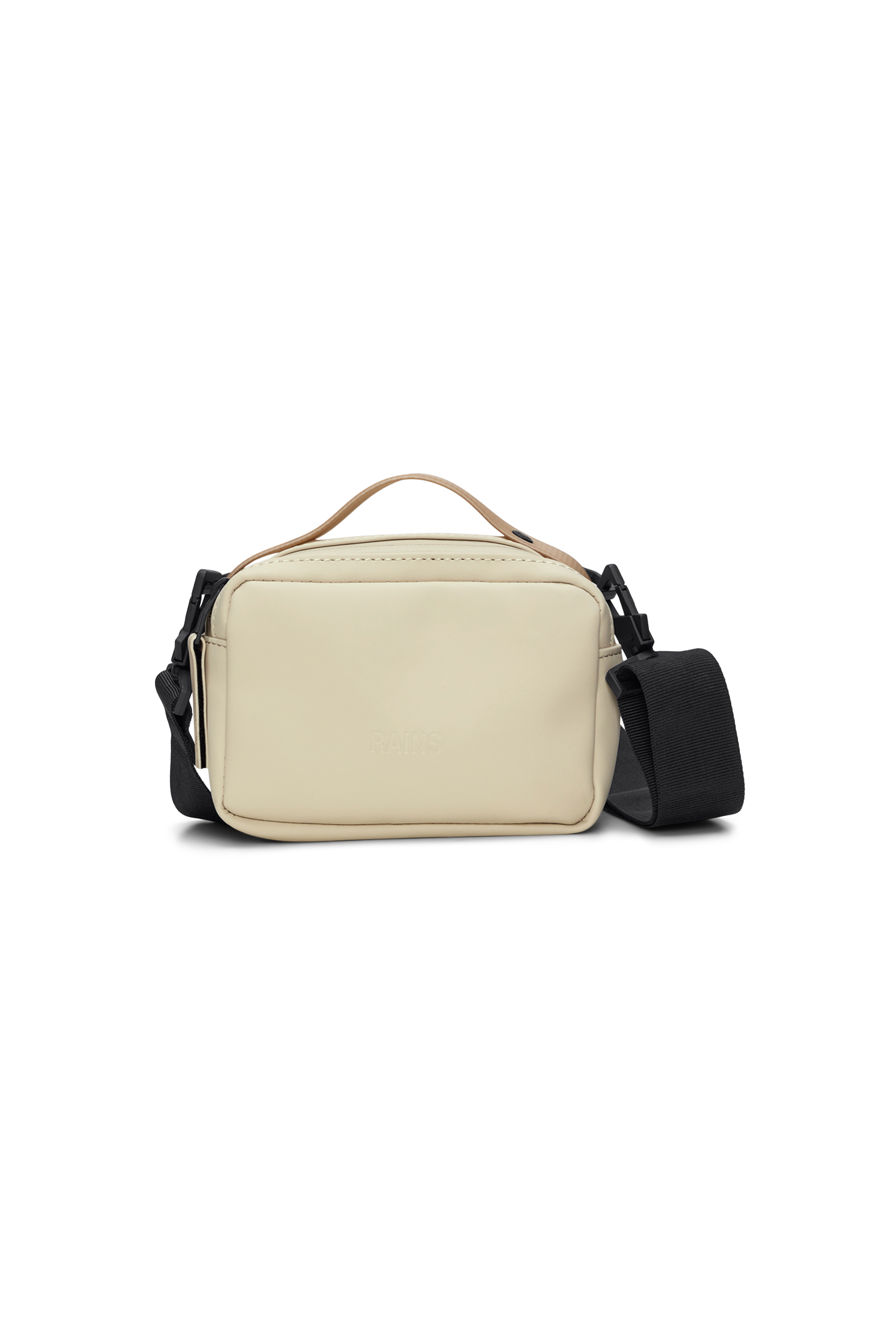 RAINS Sac bandoulière  BOX BAG MICRO Beige
