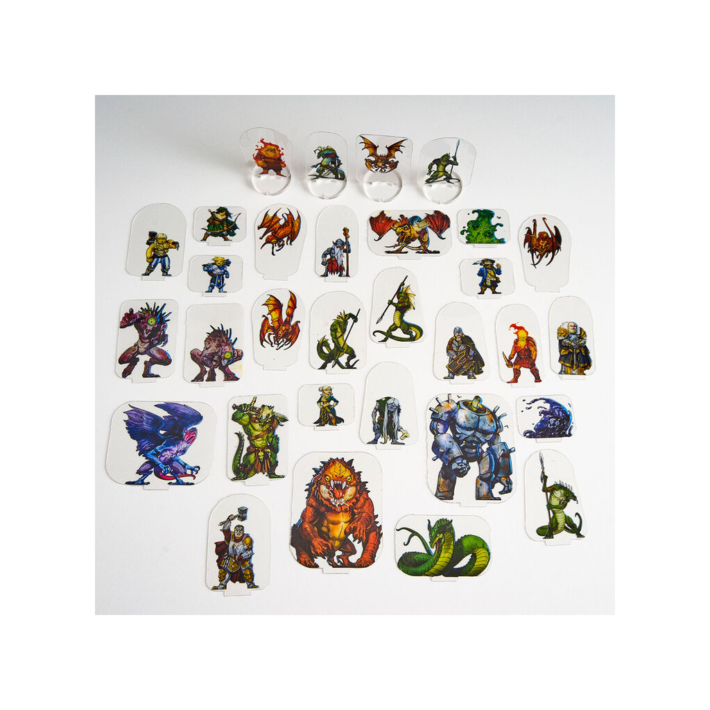 Flat Plastic Miniatures - Underground Horde - 31 Pieces