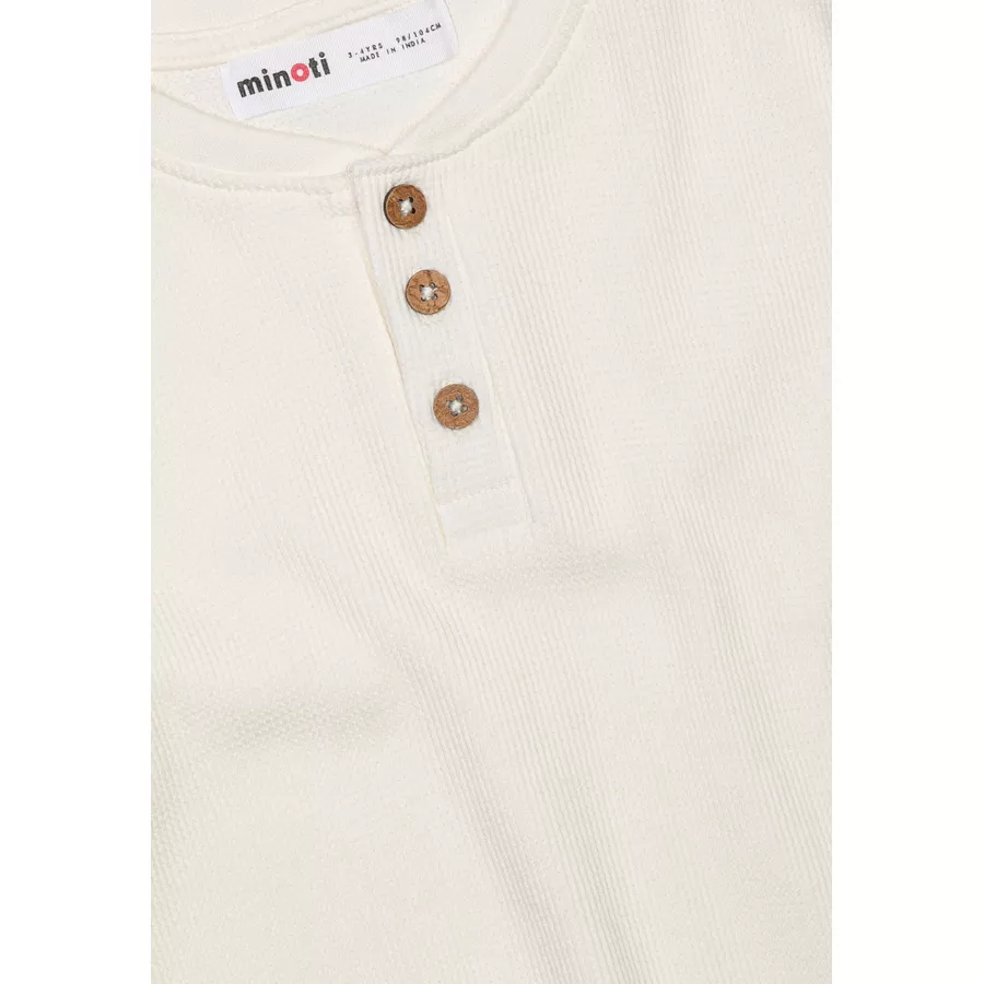 MINOTI T-Shirt Cremeweiß