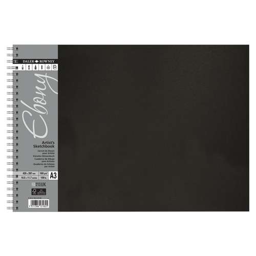 DALER-ROWNEY Skizzenbuch Ebony