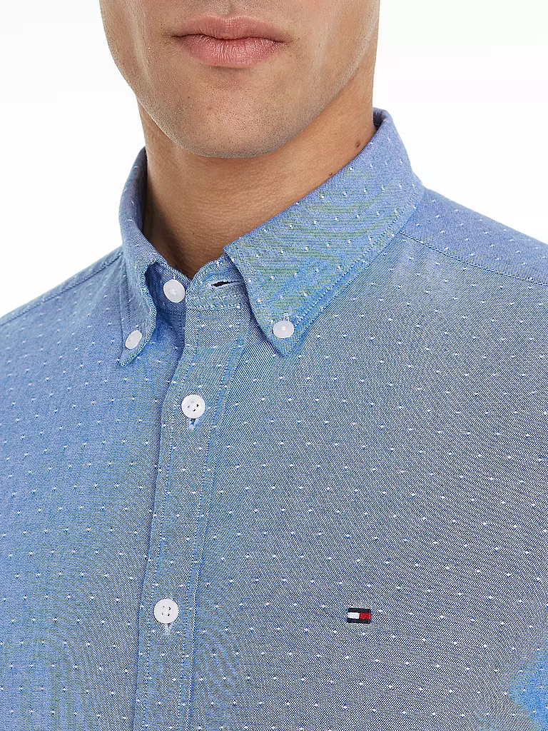 TOMMY HILFIGER Hemd Slim Fit hellblau