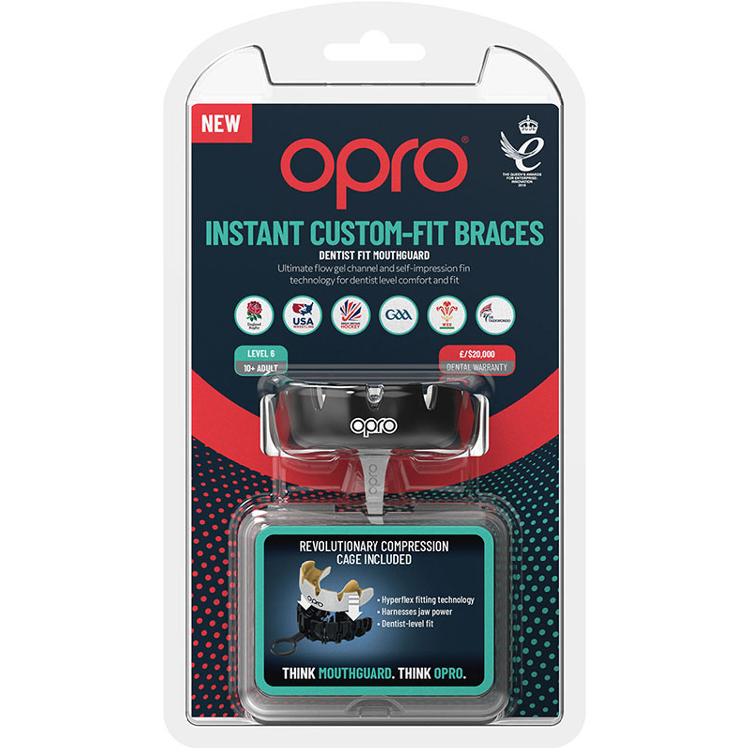 Opro Instant Custom Dentist Fit Beugel Bitje 1 St.