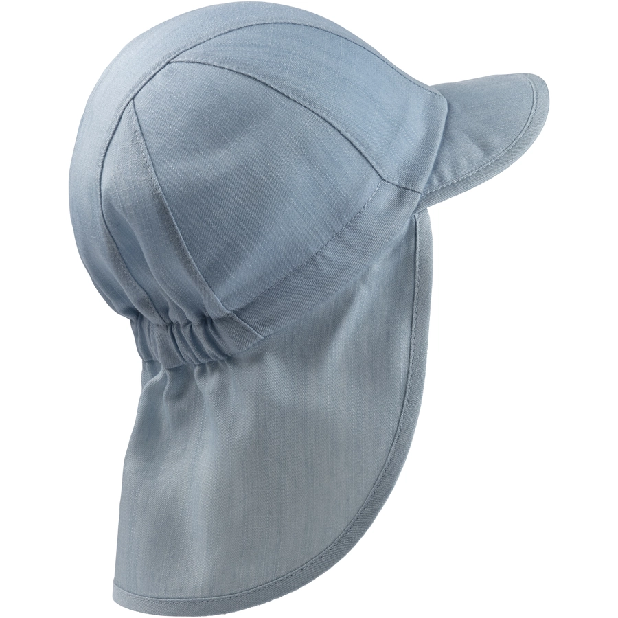 Sterntaler Schirmmütze mit Nackenschutz Jeans graublau