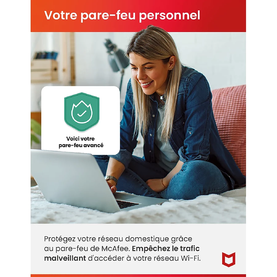 McAfee Internet Security - Licence 2 ans - 3 postes - A télécharger