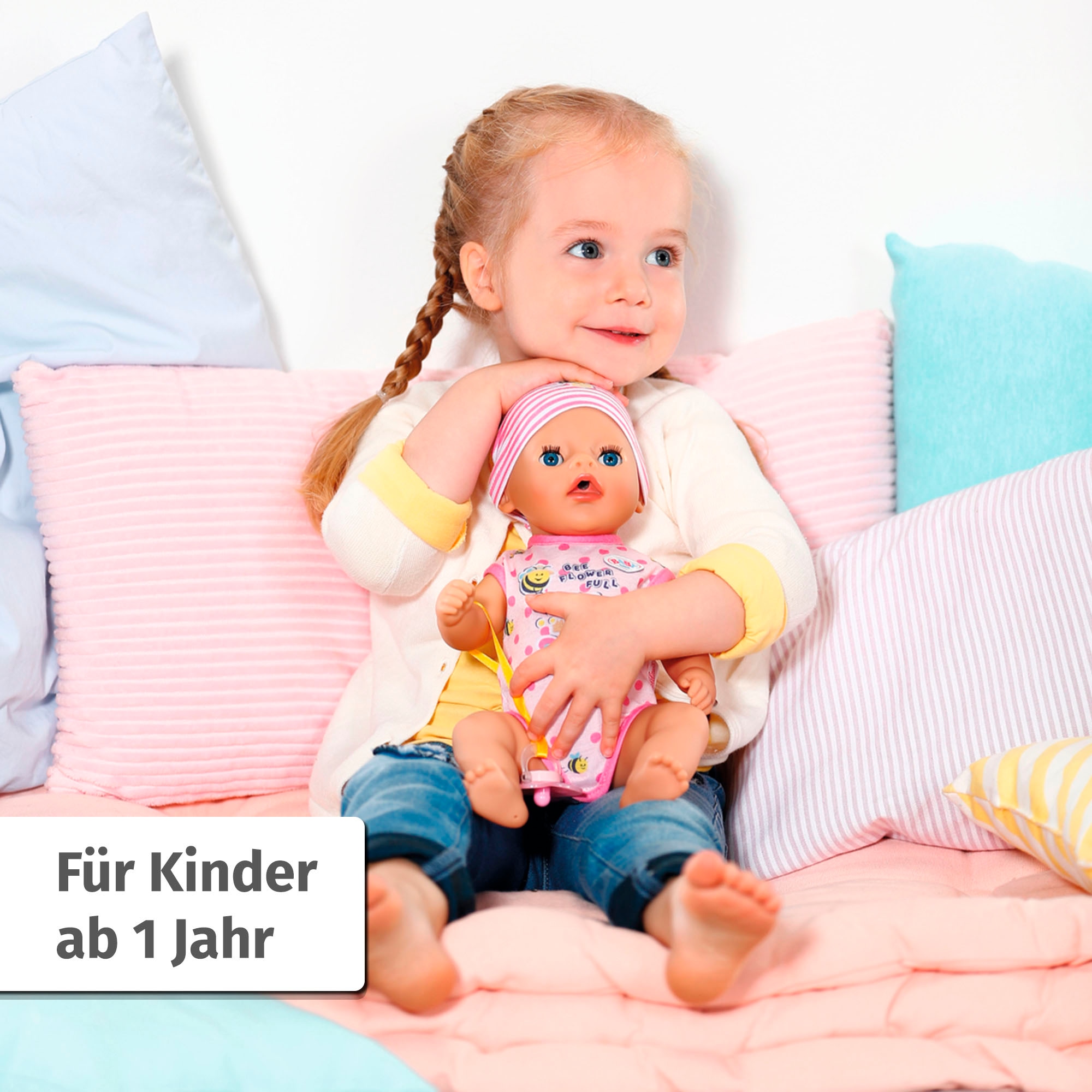 Baby Born Babypuppe »Little Baby Girl, Lena, 36 cm« mit 7 Funktionen