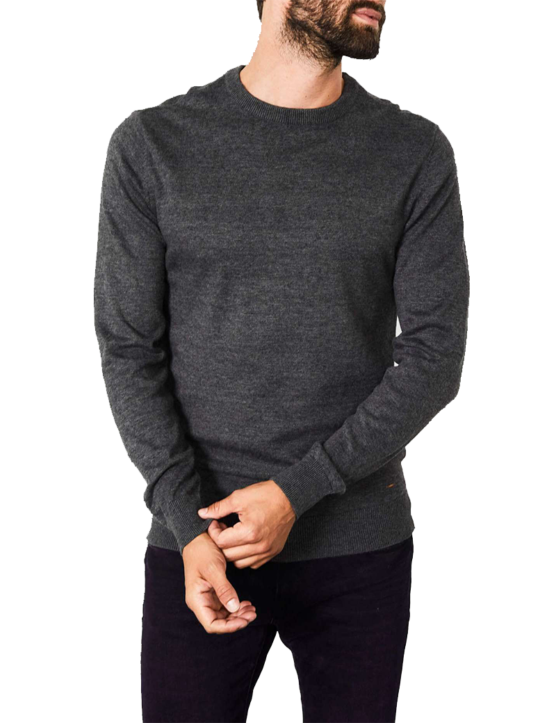 PETROL IND PULL EN TRICOT FIN BLACK