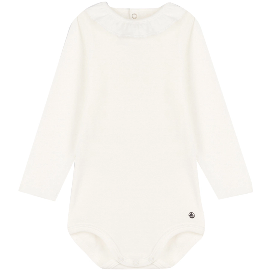 Petit Bateau Langarmbody weiß marshmallow