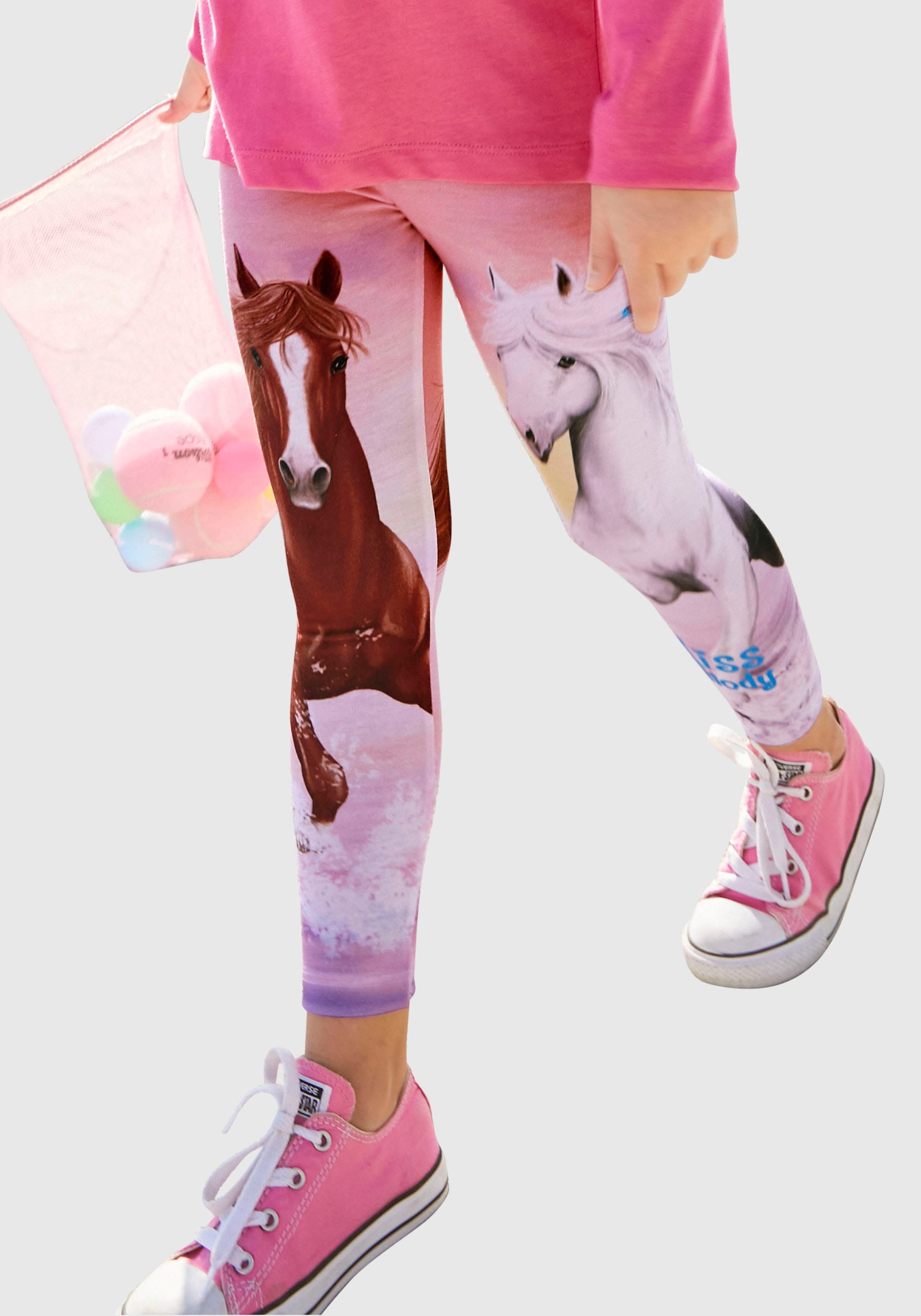 Miss Melody Leggings  mit schönem Pferdemotiv