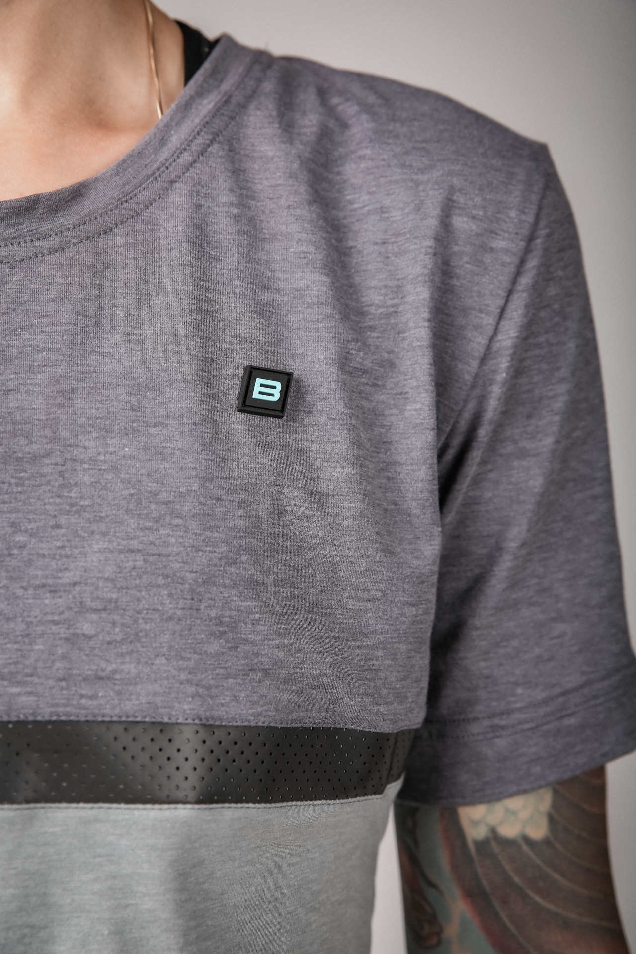 Biehler DSTNCE Gravel Fietsshirt Korte Mouwen Grijs/Groen Dames