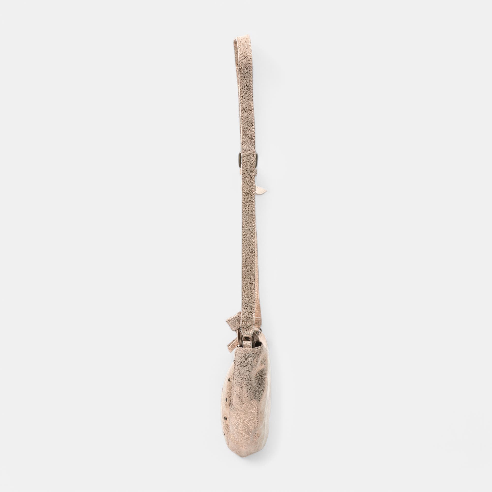 Sac bandoulière en cuir neutre