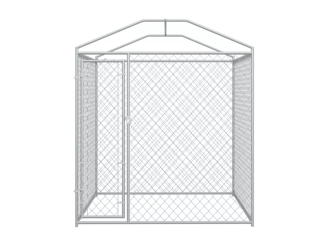 Chenil extérieur cage enclos 193 x 193 x 225 cm 02_0000324