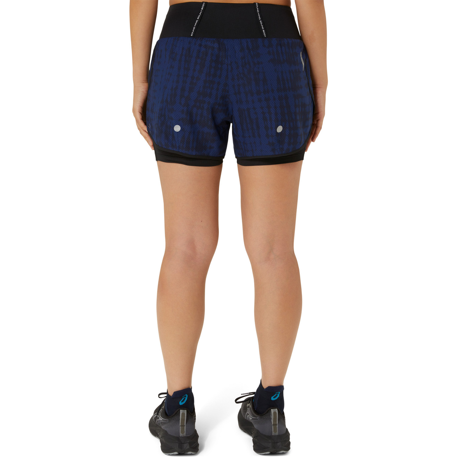 ASICS Road All Over Print 2in1 3'' Short Dames