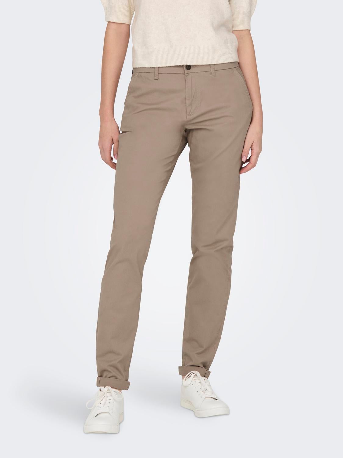 ONLPARIS Slim Fit Chino Hose Silver Mink