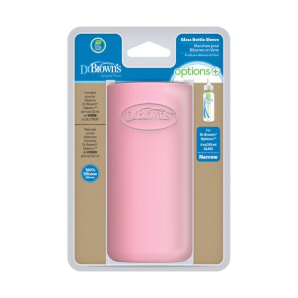 Dr. Brown’s Flesbeschermer Standaardfles 250 ml Roze