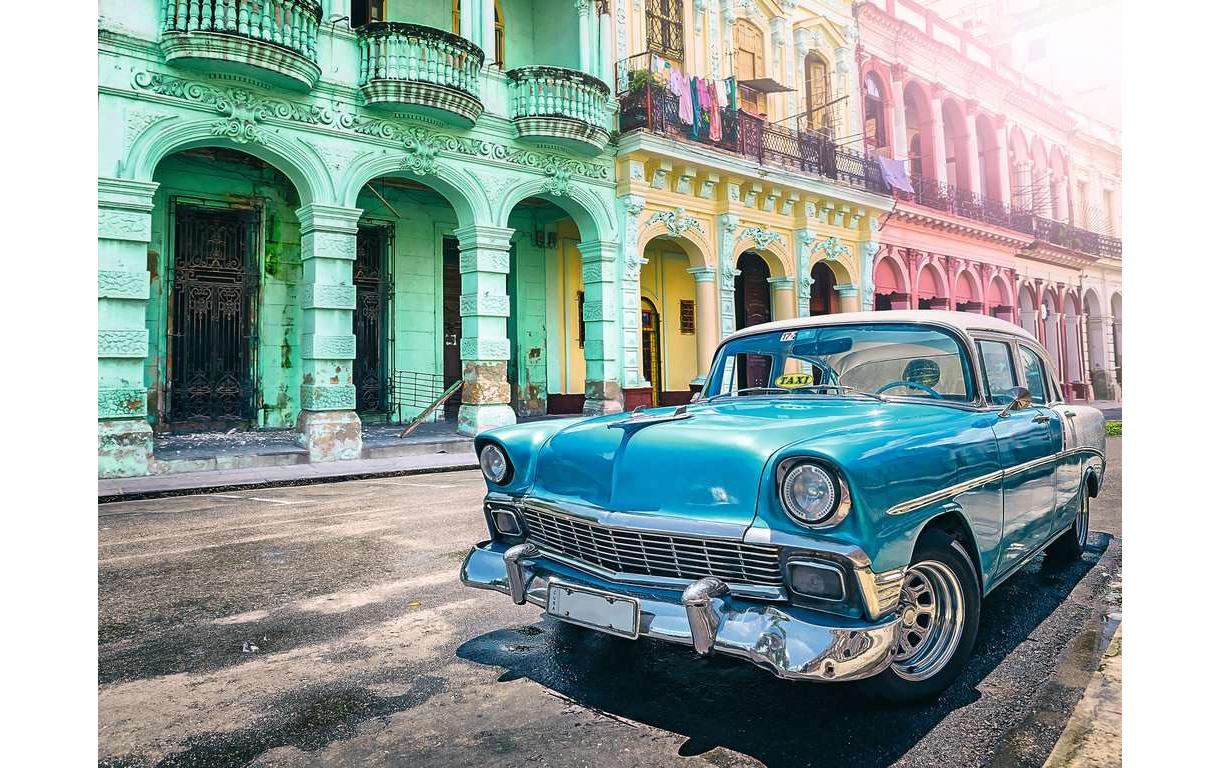 Puzzle Cuba CarsKlassisches Puzzle in Premium-Qualität