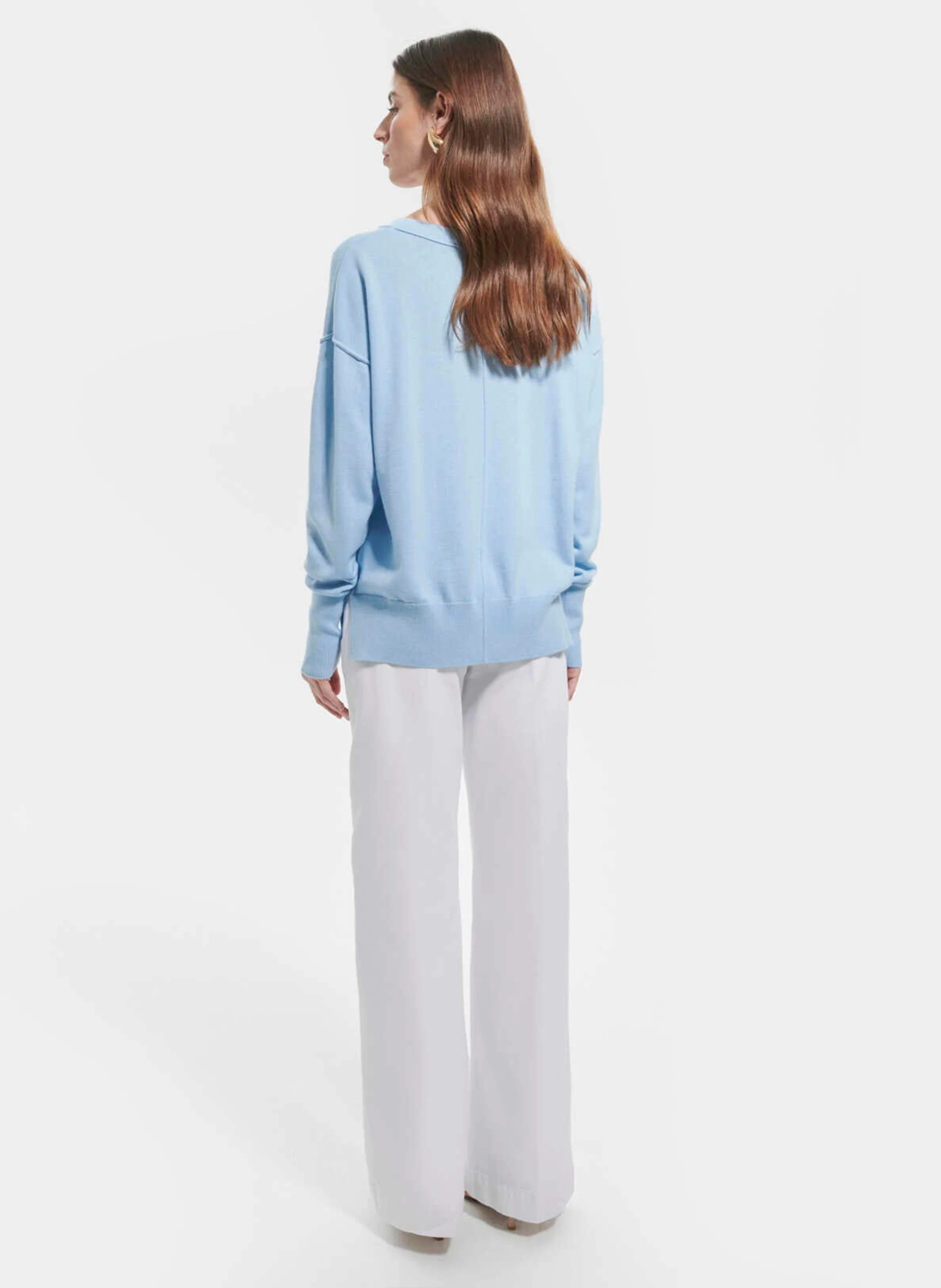 PUCCI - Pull droit en maille | Bleu