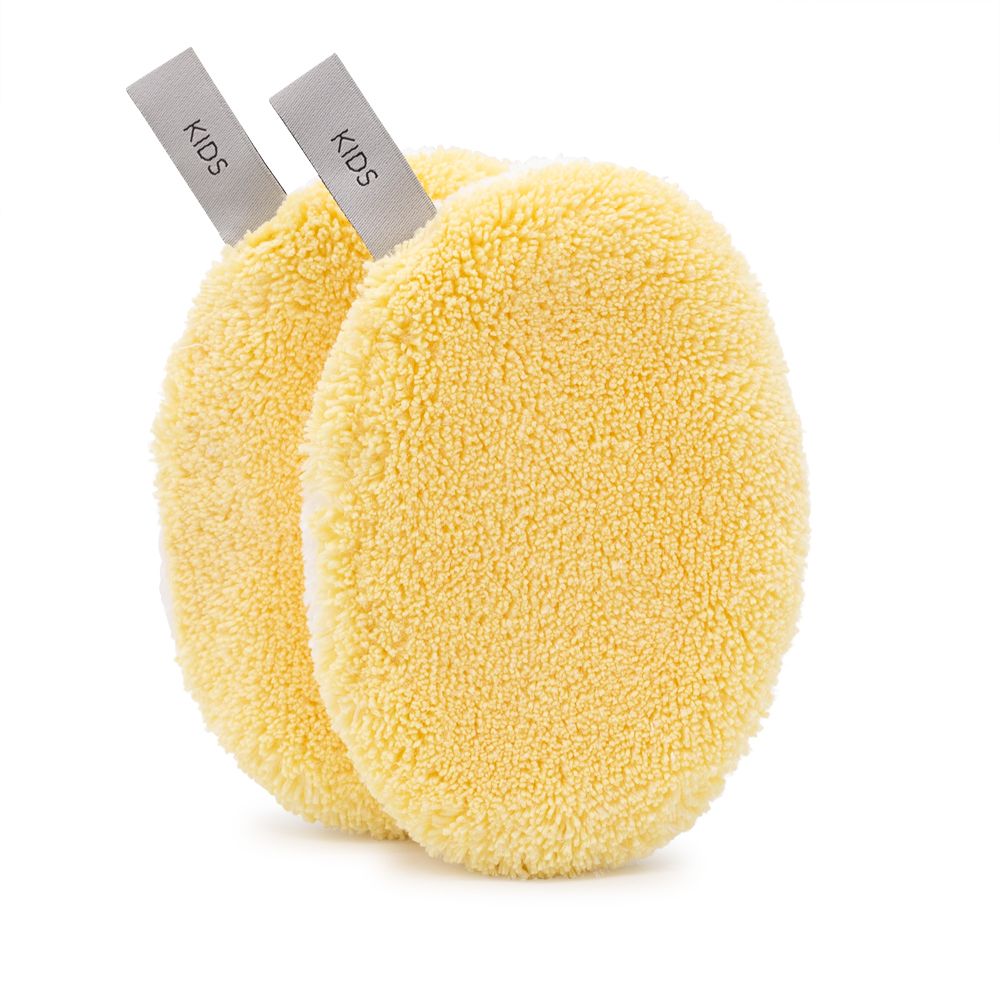 waschies supersofte Waschpads Kinder & Babys 2er Set Pastel Yellow