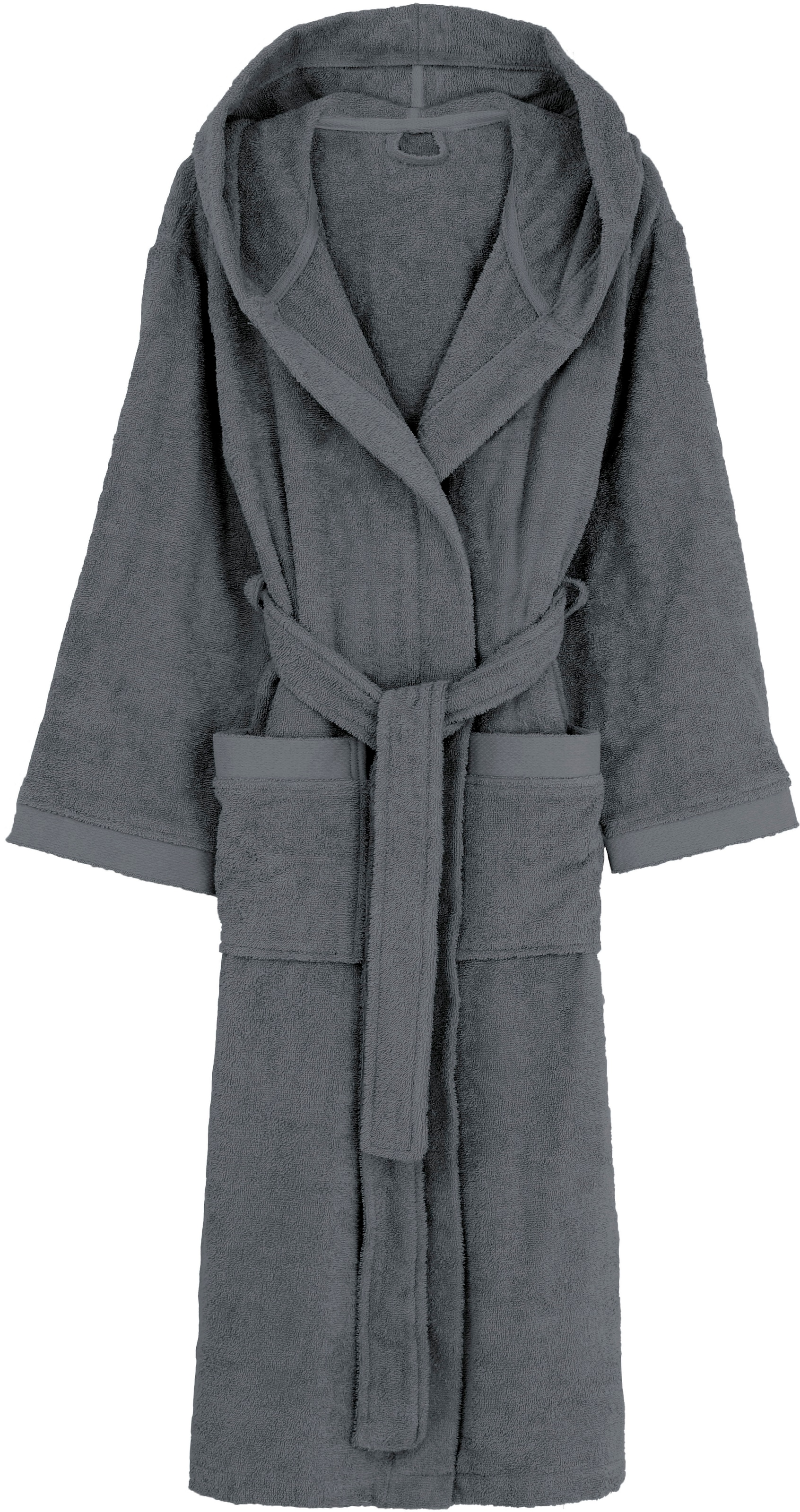 GOODproduct Unisex-Bademantel »Tailles, ideal für Sauna & Spa, Hotelbademantel, Morgenmantel« 1 Stk. langer Bademantel für Damen und Herren, 100% Baumwolle, XS-3XL