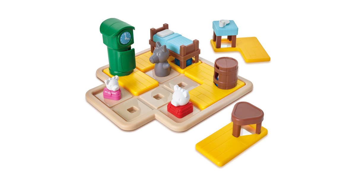 SmartGamesDe Wolf & De 7 Geitjes Denkspel  (Nederlands, 1 speler, Vanaf 3 tot 7 jaar, 48 opdrachten)