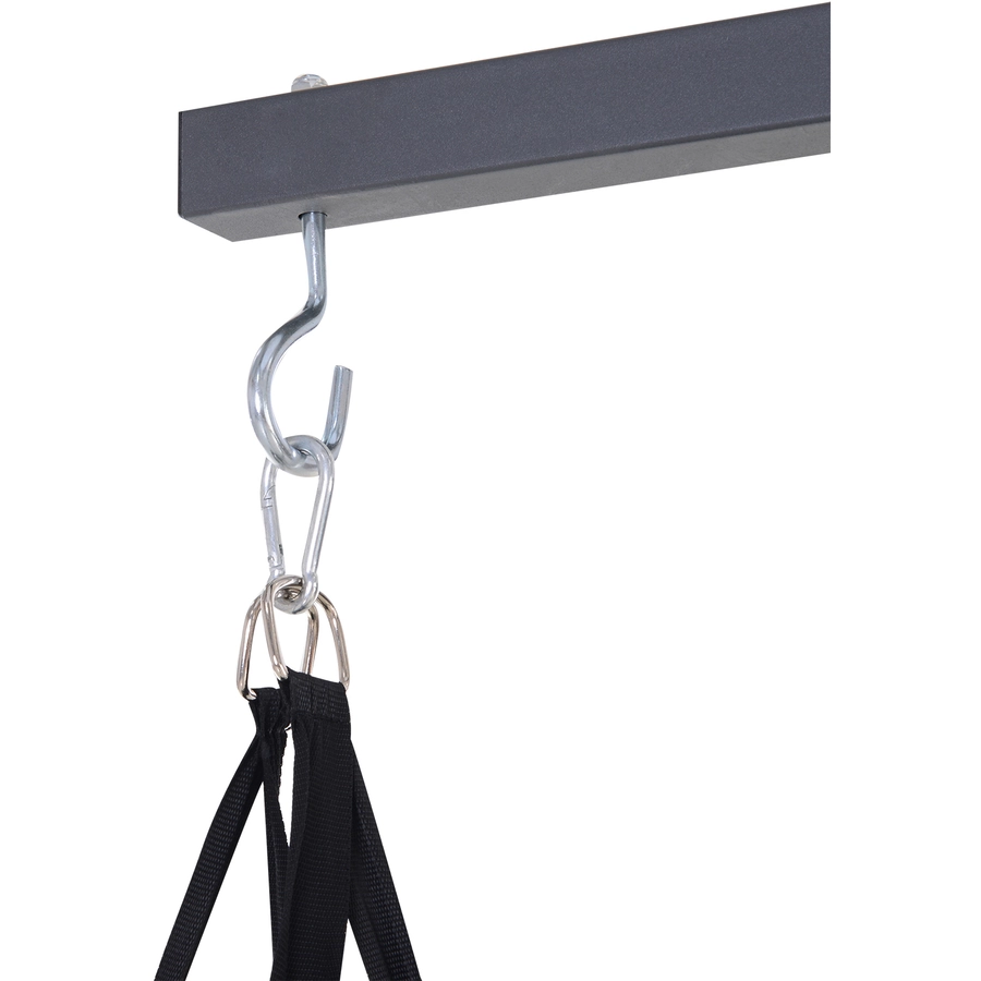 HOMCOM Boxsackständer mit Punchingball schwarz